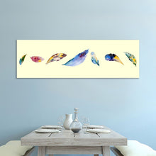 Colorful Feathers Stretched Canvas Prints Framed Wall Art Home Decor Painting