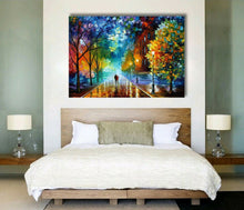 Romantic Night Stretched Canvas Prints Wall Art Framed Homeart leonid afremov