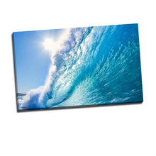 Stretched Canvas prints seascape print Sun Beach in wave ocean view sea waves
