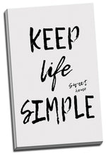 Venus Keep life simple Stretched Canvas Prints Abstract Wall Art Home Sweet Home