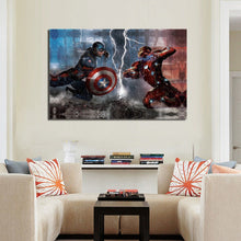 Framed Canvas Prints Avengers Marvel Iron Man Hero Wall Art Decor Children room
