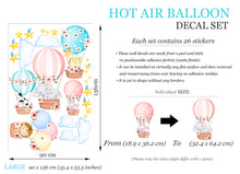 Hot air balloon Wall Decal