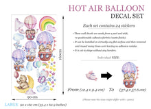 Hot air balloon Wall Decal